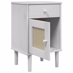 VidaXL 358014 Table de nuit et table de chevet Blanc - Vue supplémentaire 5