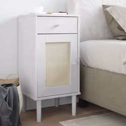 VidaXL 358017 Table de nuit et table de chevet Blanc