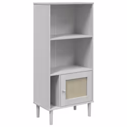 VidaXL 358059, Blanc, Bois, Bois, Bois de pin, Polyuréthane, Bois, 600 mm, 350 mm