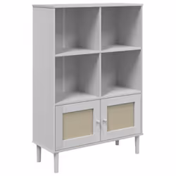 VidaXL 358062, Blanc, Bois, Bois, Bois de pin, Polyuréthane, Bois, 900 mm, 350 mm