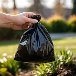 vidaXL Sacs à crottes pour chiens 750 pcs noir 30x20 cm PE