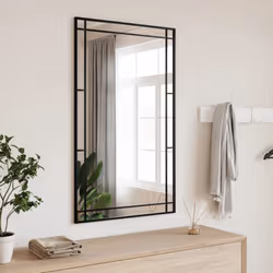 Description générale Ajoutez une touche d'esthétique minimaliste à votre décor avec ce miroir mural pratique. Ce miroir peut  ...