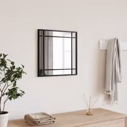 Ajoutez une touche d'esthétique minimaliste à votre décor avec ce miroir mural pratique ! Design mural : Le miroir peut être ...