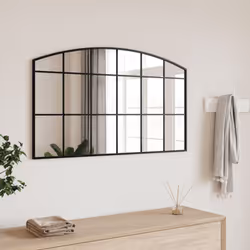 Ajoutez une touche d'esthétique minimaliste à votre décor avec ce miroir mural pratique ! Design mural : Le miroir peut être  ...
