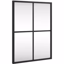 Ajoutez une touche d'esthétique minimaliste à votre décor avec ce miroir mural pratique ! Design mural : le miroir peut être  ...