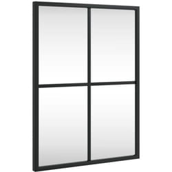 Vidaxl - Miroir mural noir 30x40 cm rectangulaire fer