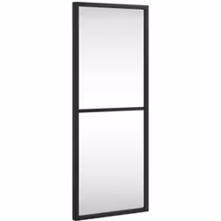 Ajoutez une touche d'esthétique minimaliste à votre décor avec ce miroir mural pratique ! Design mural : le miroir peut être  ...