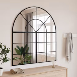 Ajoutez une touche d'esthétique minimaliste à votre décor avec ce miroir mural pratique ! Design mural : Le miroir peut être ...
