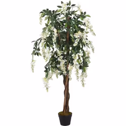 Cette glycine artificielle sera un choix parfait pour décorer votre entrée, salon ou bureau. Aspect réaliste : la glycine art ...