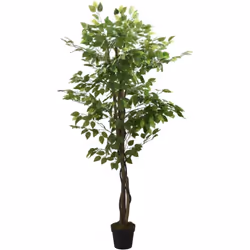 Ce ficus artificiel sera un choix parfait pour décorer votre entrée, salon ou bureau. Aspect réaliste : le ficus artificiel a ...