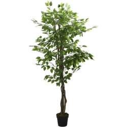 vidaXL Ficus artificiel 1008 feuilles 180 cm vert