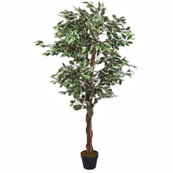 Ce ficus artificiel sera un choix parfait pour décorer votre entrée, salon ou bureau. Aspect réaliste : le ficus artificiel a ...