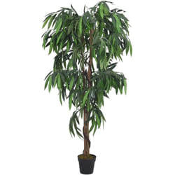 vidaXL Manguier artificiel 450 feuilles 120 cm vert