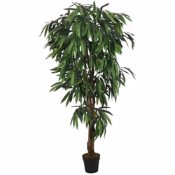 Ce manguier artificiel sera un choix parfait pour décorer votre entrée, salon ou bureau. Aspect réaliste : le manguier artifi ...