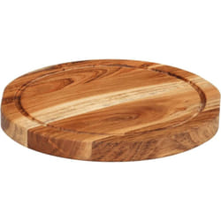 vidaXL Planche à découper Ø25x2,5 cm bois d'acacia massif