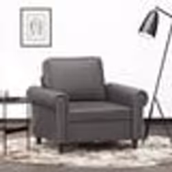 vidaXL Fauteuil Gris 60 cm Similicuir