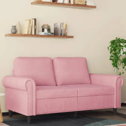 VidaXL Canapé 2 places - Rose