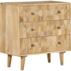 Vidaxl - Armoire à tiroirs 70x35x70 cm bois massif de manguier