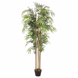 vidaXL Bambou artificiel 1095 feuilles 150 cm vert 358986