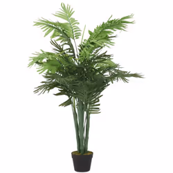 Ce palmier artificiel sera un choix parfait pour décorer votre entrée, salon ou bureau. Aspect réaliste : le palmier artifici ...