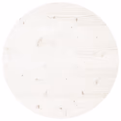 VidaXL 833665, Bois, Blanc, Rond, Intérieure, 600 mm