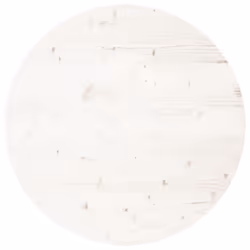 VidaXL 833671, Bois, Blanc, Rond, Intérieure, 800 mm