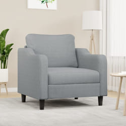 Vidaxl - Fauteuil Gris clair 60 cm Tissu