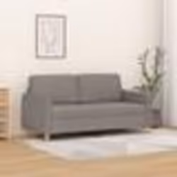 vidaXL Canapé à 2 places Taupe 140 cm Tissu