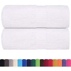 Serviettes de toilette 2 pièces frogn Blanc 30 x 30 cm 100 % coton Vidaxl