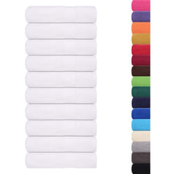 Vidaxl - Essuie-mains 10 pcs blanc 50x100 cm 360 g/m² 100% coton