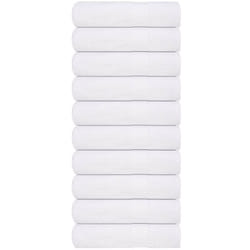 Vidaxl - Serviettes de douche 10 pcs blanc 70x140 cm 360 g m² 100% coton