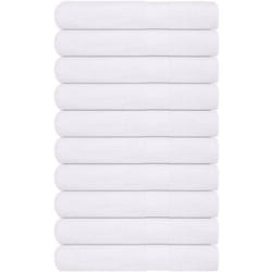 Serviettes 10 pcs blanc 100x200 cm 360 g/m² 100% coton - Vidaxl