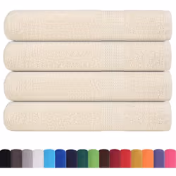 Ces serviettes sont idéales pour un usage domestique et commercial. Matériau doux et respectueux de la peau : ces serviettes  ...
