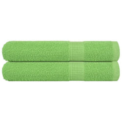 Vidaxl - Serviettes de sauna 2 pcs vert pomme 80x200 cm 100% coton