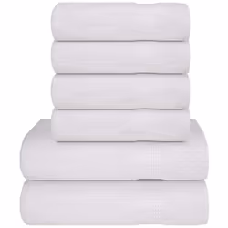 Cet ensemble de serviettes est idéal pour un usage domestique et commercial. Matériau doux et respectueux de la peau : ces se ...