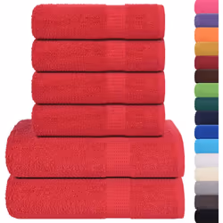 Cet ensemble de serviettes est idéal pour un usage domestique et commercial. Matériau doux et respectueux de la peau : ces se ...
