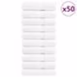 vidaXL Essuie-mains de qualité supérieure SOLUND 50 pcs blanc 600 g/m²