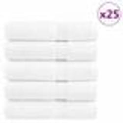 vidaXL Serviettes de bain de qualité supérieure SOLUND 25 pcs blanc
