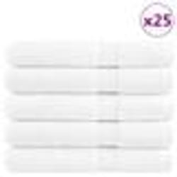 vidaXL Serviettes de sauna de qualité supérieure SOLUND 25 pcs blanc