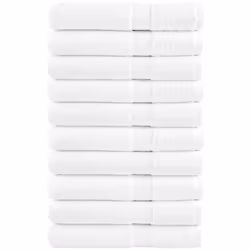 Ces serviettes sont idéales pour un usage domestique et commercial. Matériau super doux et de qualité supérieure : ces servie ...