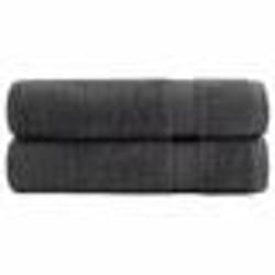 vidaXL Essuie-mains de qualité supérieure SOLUND 2 pcs anthracite