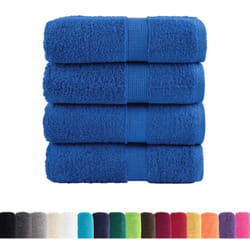 Vidaxl - Serviettes de visage de qualité supérieure solund 4 pcs bleu