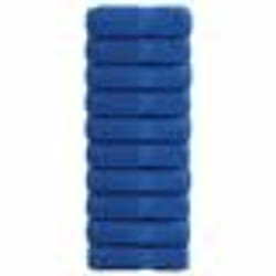 vidaXL Serviettes d'invité de qualité supérieure SOLUND 10 pcs bleu