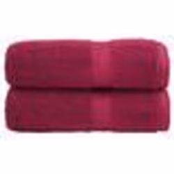 vidaXL Serviettes d'invité de qualité supérieure SOLUND 2 pcs bordeaux