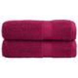 vidaXL Essuie-mains de qualité supérieure SOLUND 2 pcs bordeaux