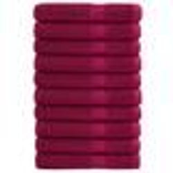 vidaXL Serviettes de sauna de qualité supérieure SOLUND 10pcs bordeaux
