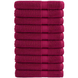 Serviettes de qualité supérieure solund 10pcs bordeaux 600 g/m² - Vidaxl