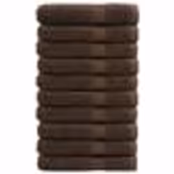 vidaXL Serviettes de sauna de qualité supérieure SOLUND 10 pcs marron