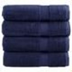 vidaXL Essuie-mains de qualité supérieure SOLUND 4 pcs bleu marine