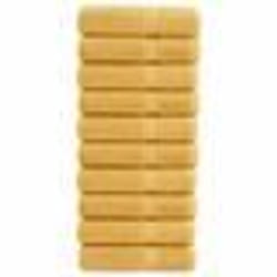 vidaXL Serviettes de bain de qualité supérieure SOLUND 10 pcs doré